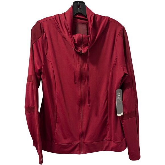 Daisy Fuentes Athletic Zip Up Jacket With Mesh Panels Activewear Sz M jacket. NW - Picture 12 of 12